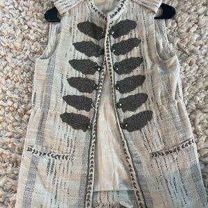 Zara Woman Cream Textured Jacket